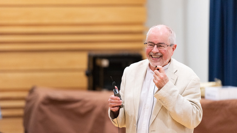 Ian Cross at farewell seminar